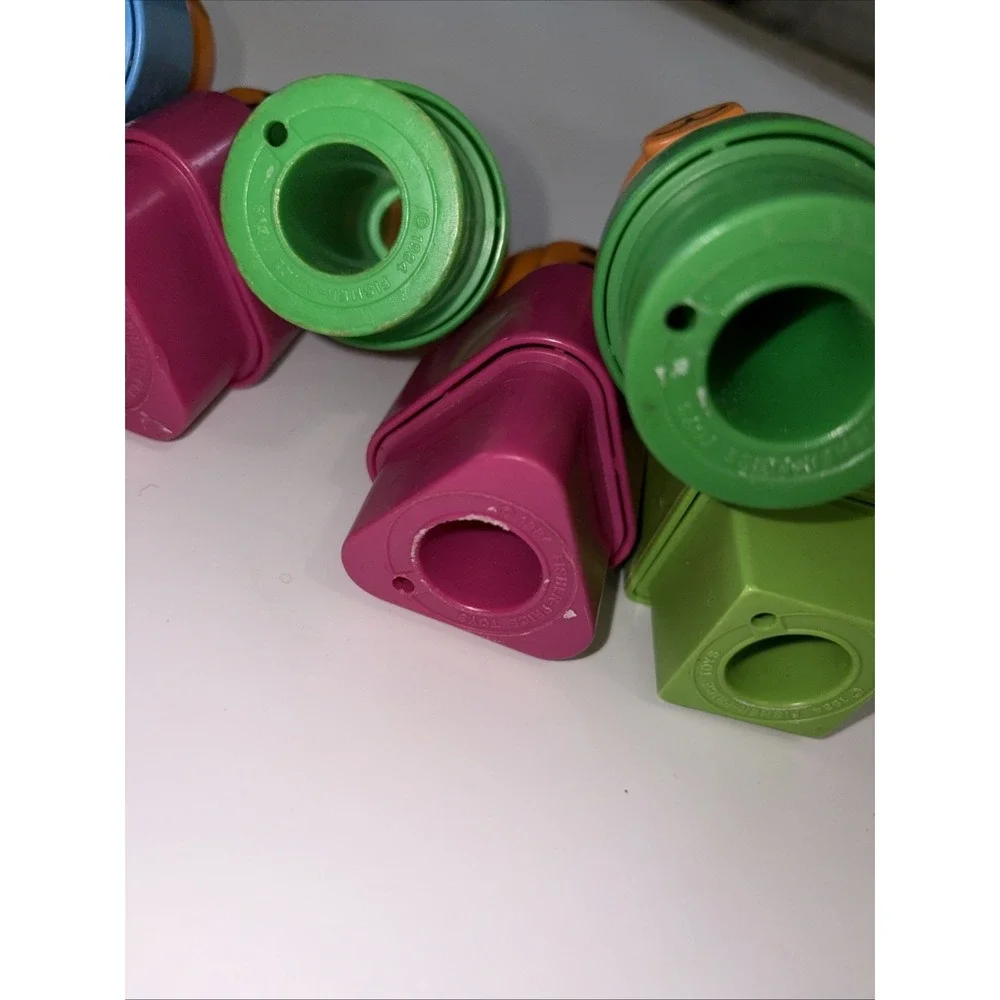 Fisher Price vintage 1984 jumbo Lot Of 7 little people bears shapes